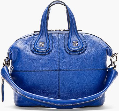 Givenchy Paris Women Blue Leather Purse 